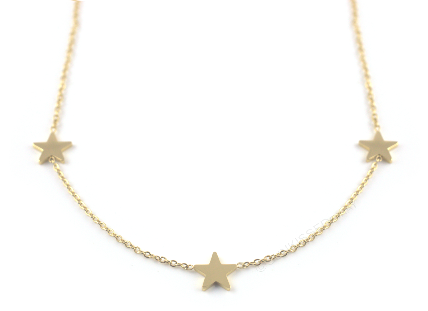 3 Star layering necklace