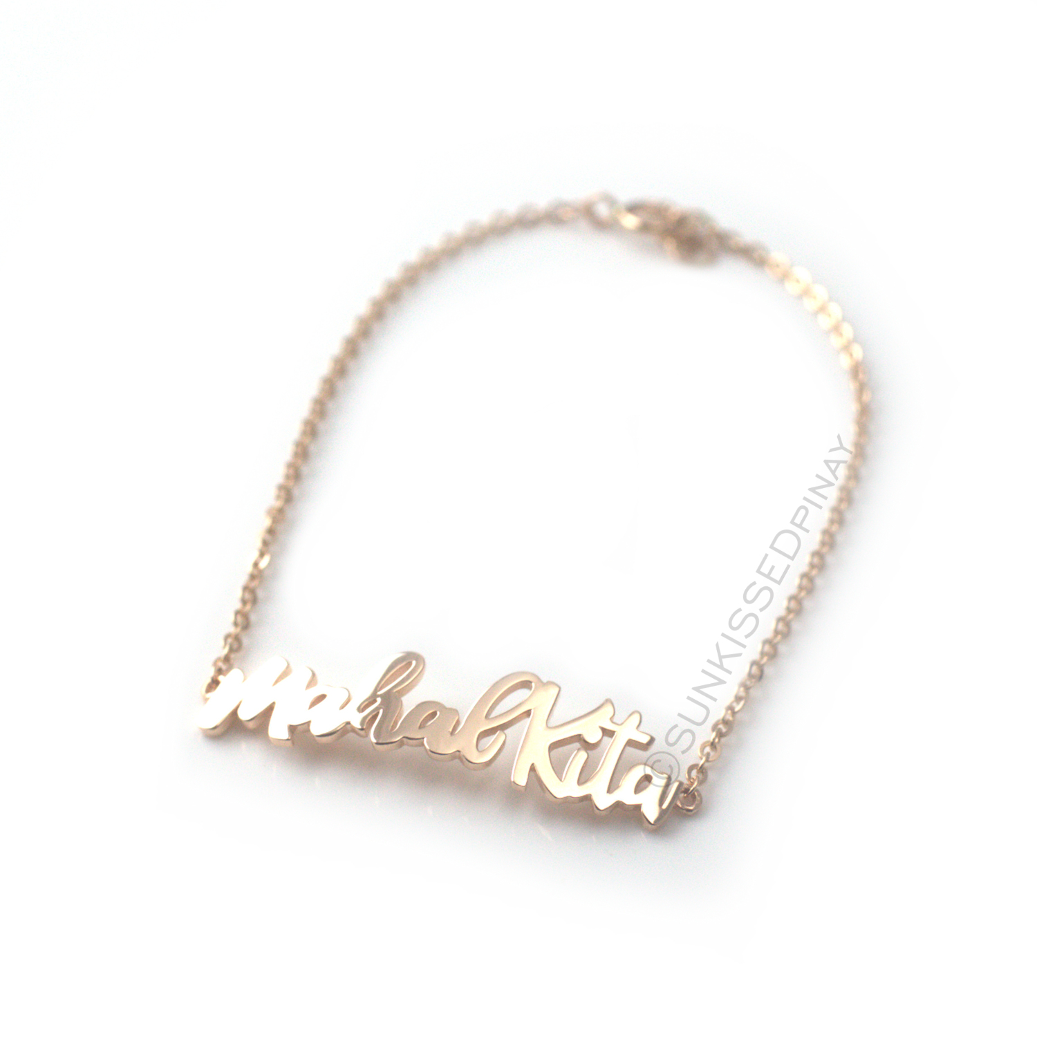 Solid Gold Mahal Kita bracelet